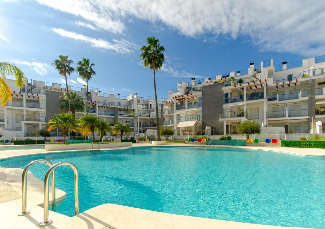 Apartamento Victoria Playa III Con Una Gran Terraza Denia Exterior photo