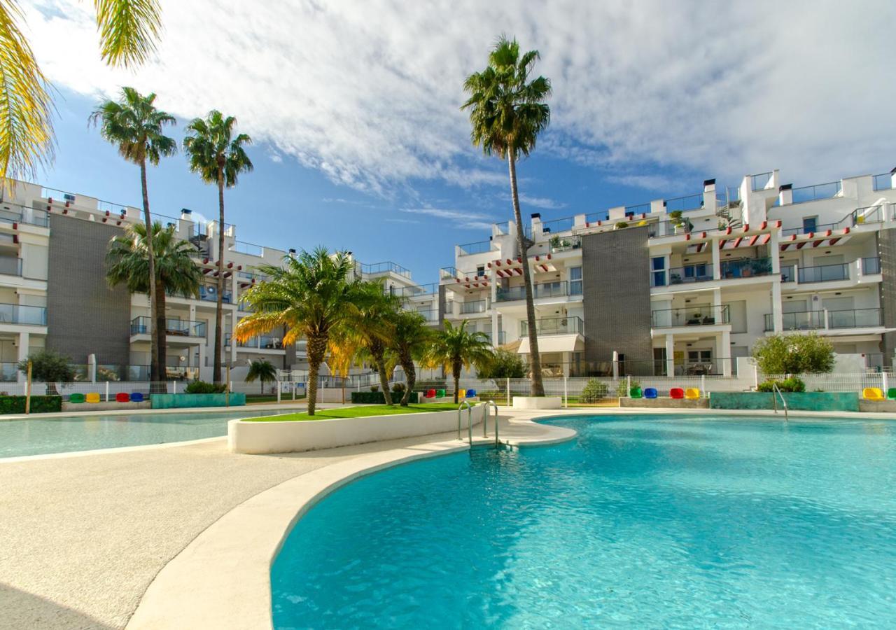 Apartamento Victoria Playa III Con Una Gran Terraza Denia Exterior photo